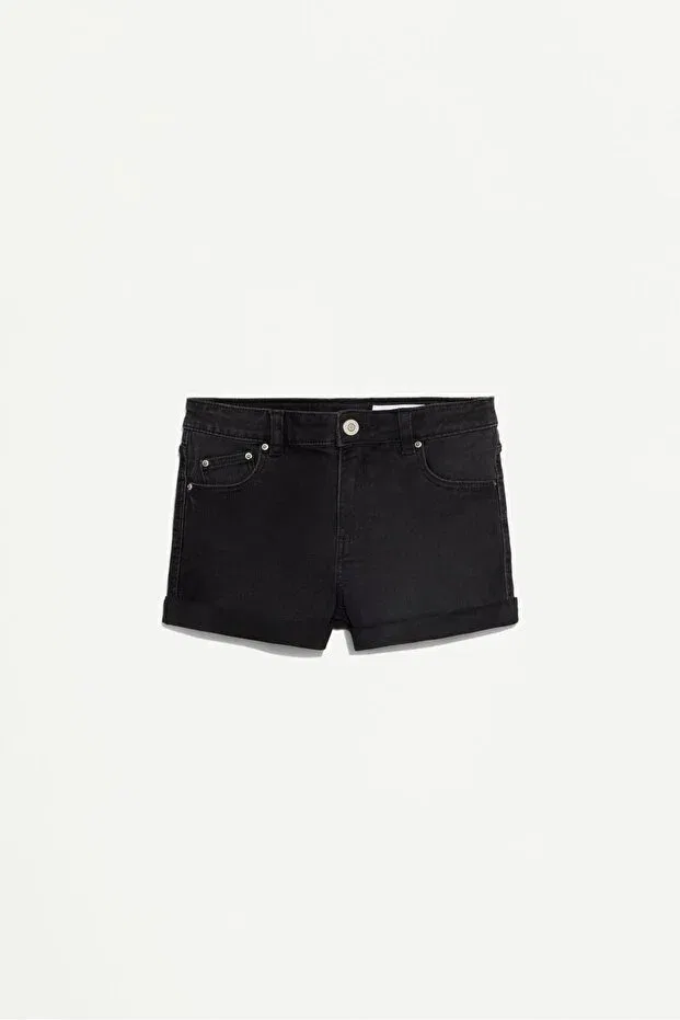 Детские шорты для девочек джинсовые Lefties, Black
