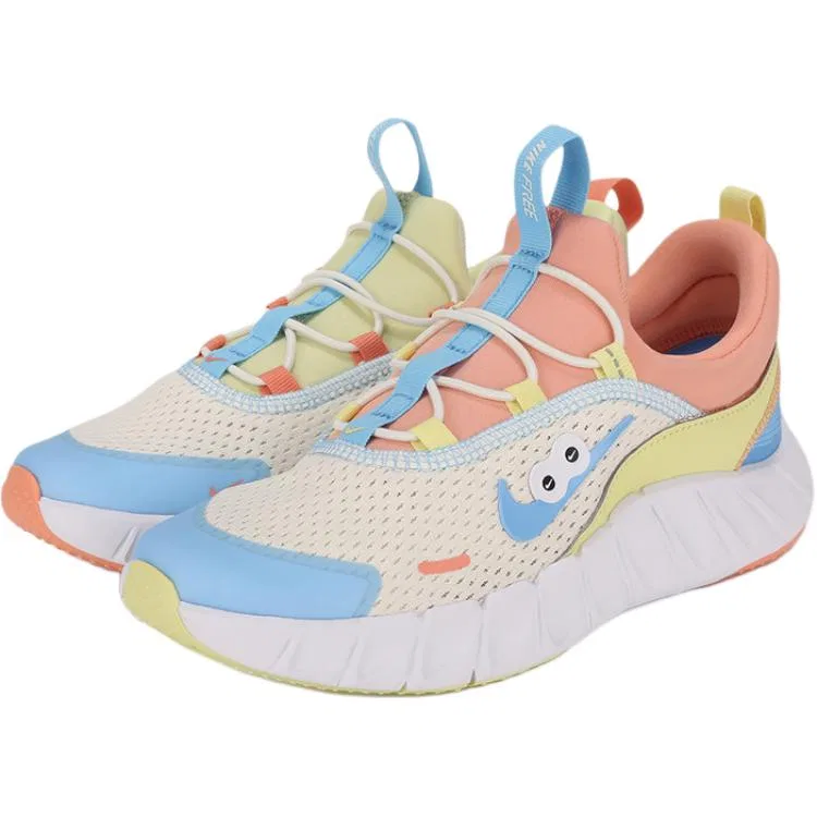 Кроссовки для бега детские Nike, Blue White Yellow — фото 4