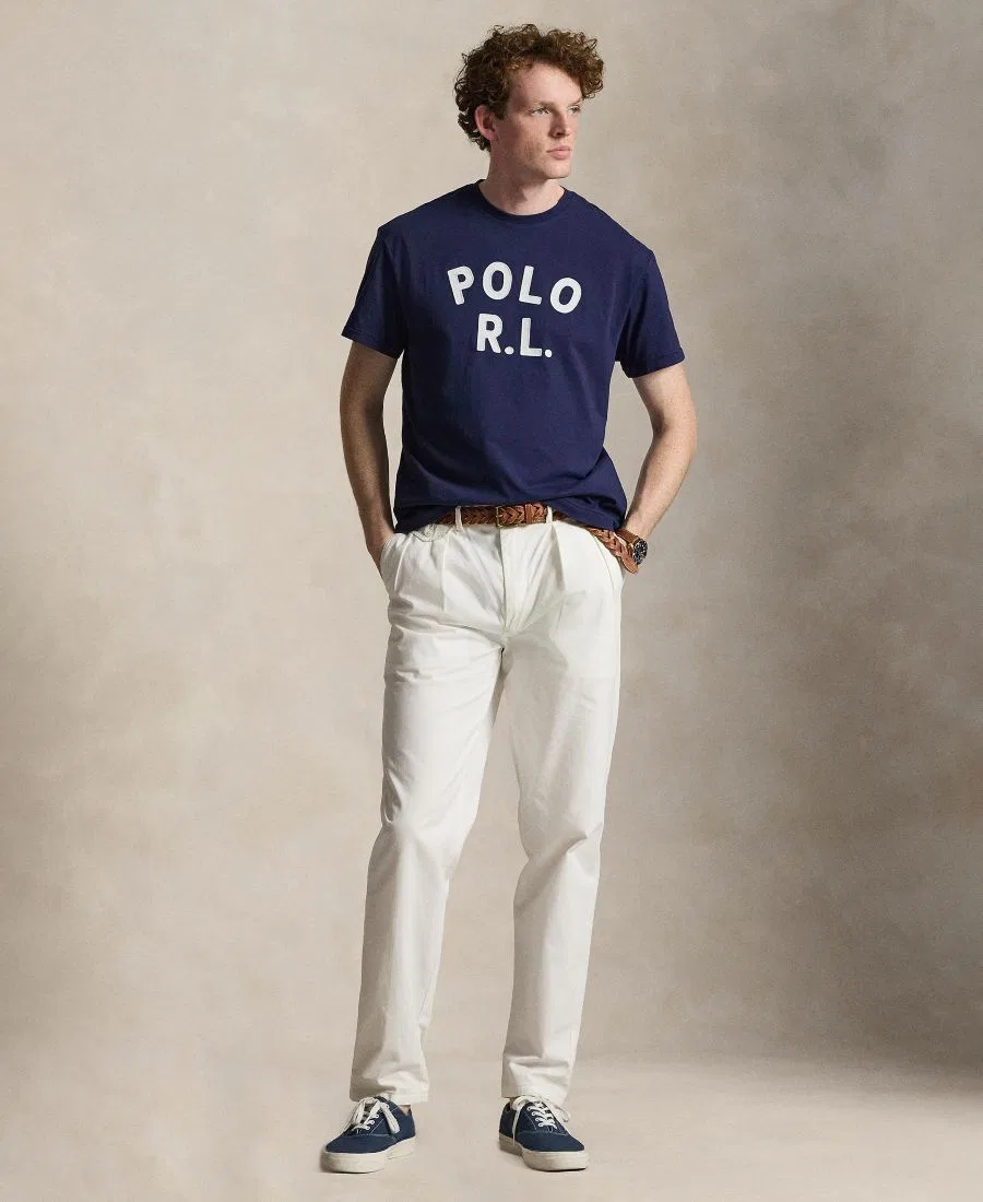 Футболка с коротким рукавом классического кроя Polo Ralph Lauren, Newport Navy — фото 2