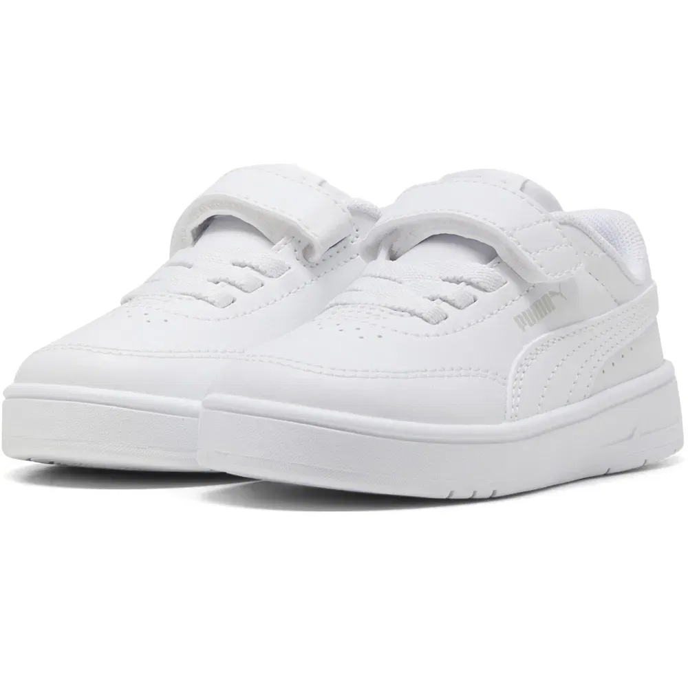 Детские кроссовки для девочек Court Classic Clean AC+ Puma, White — фото 2