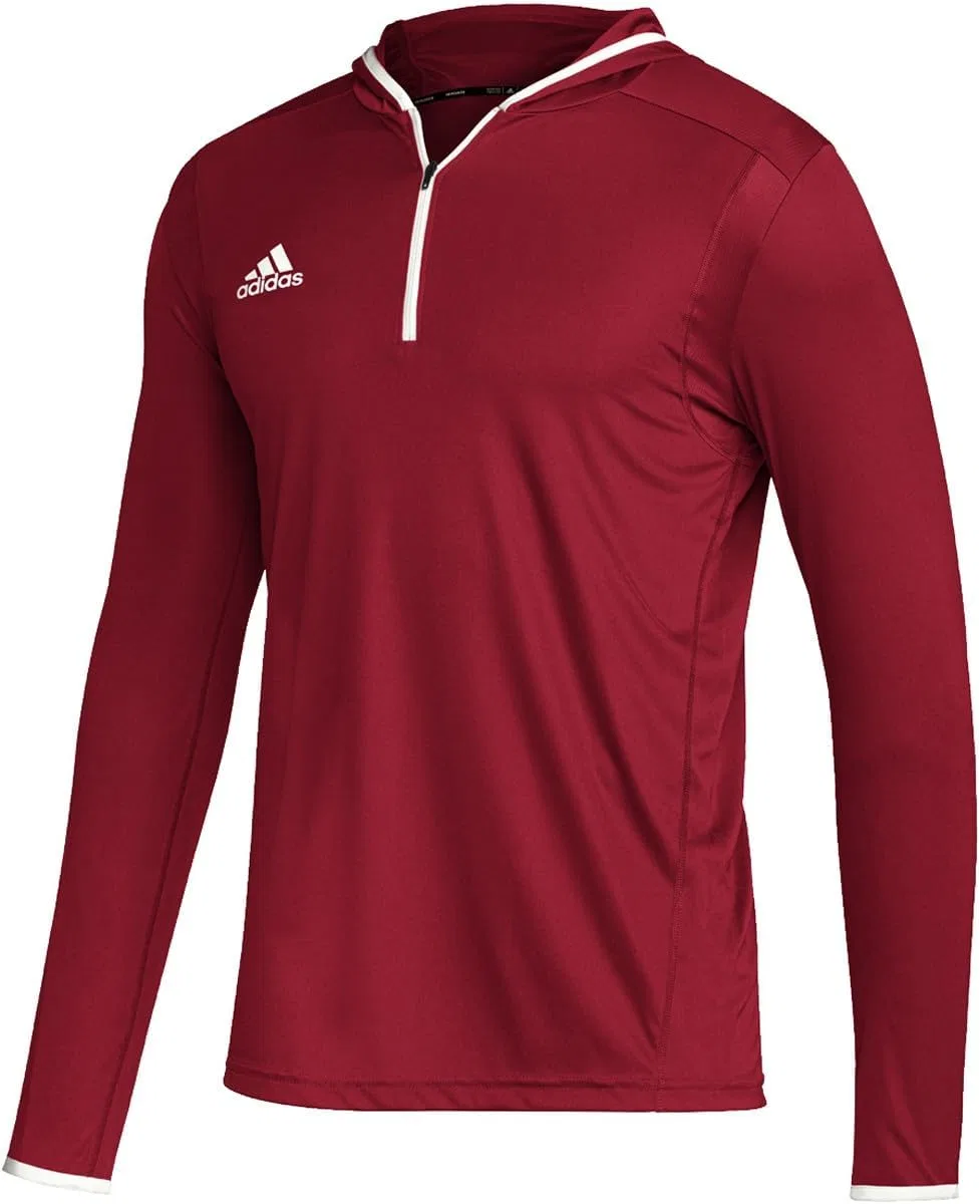 Женская футболка с капюшоном длинным рукавом adidas, Tmpwrd/White