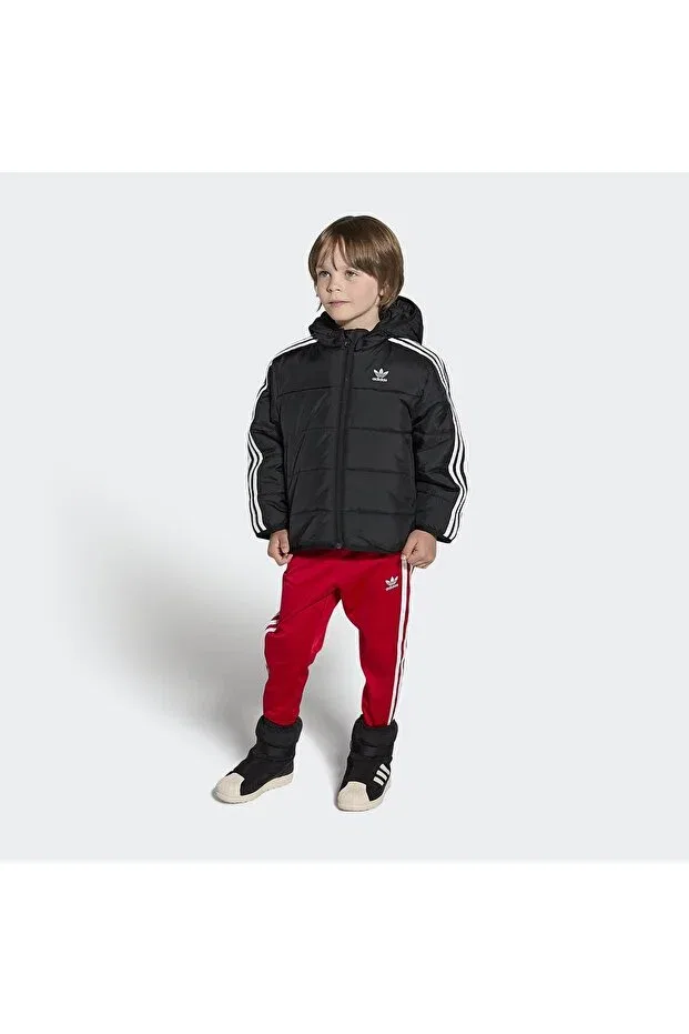 Детские ботинки для девочек на плоской подошве Superstar 360 kids Adidas, Black — фото 4