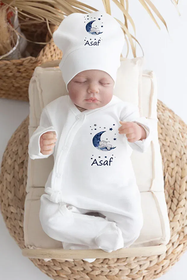 Детское боди-комбинезон без рукавов 3-предметный комплект с пинетками Bebe Wini, Beige