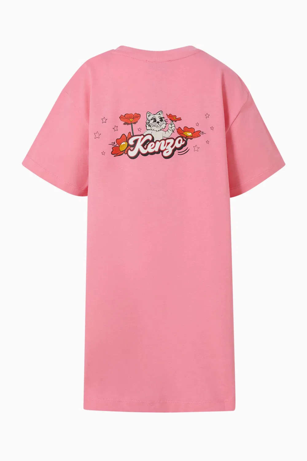 Платье-футболка с логотипом Logo T-Shirt Dress KENZO KIDS — фото 2