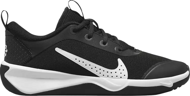 

Кроссовки Nike Omni Multi-Court GS 'Black White', черный