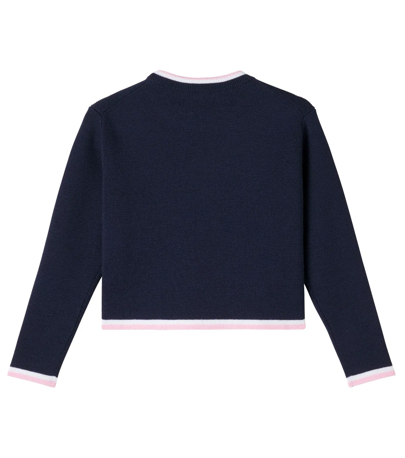 Свитер из шерсти с длинным рукавом Dolce&Gabbana Kids, синий — фото 4