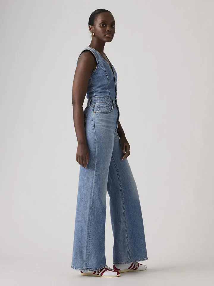 Женский джинсовый комбинезон Levi's, Light Blue — фото 3