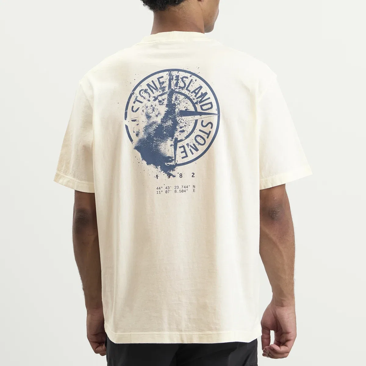 Футболка с принтом Desert T-shirt Stone Island, Ivory — фото 3