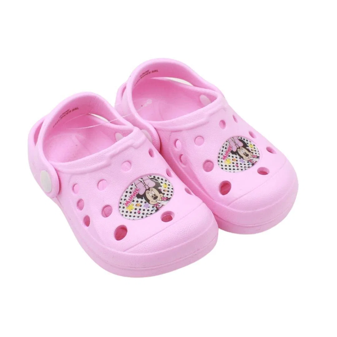 Детские тапочки закрытые с принтом Minnie Mouse Disney, Роза — фото 2
