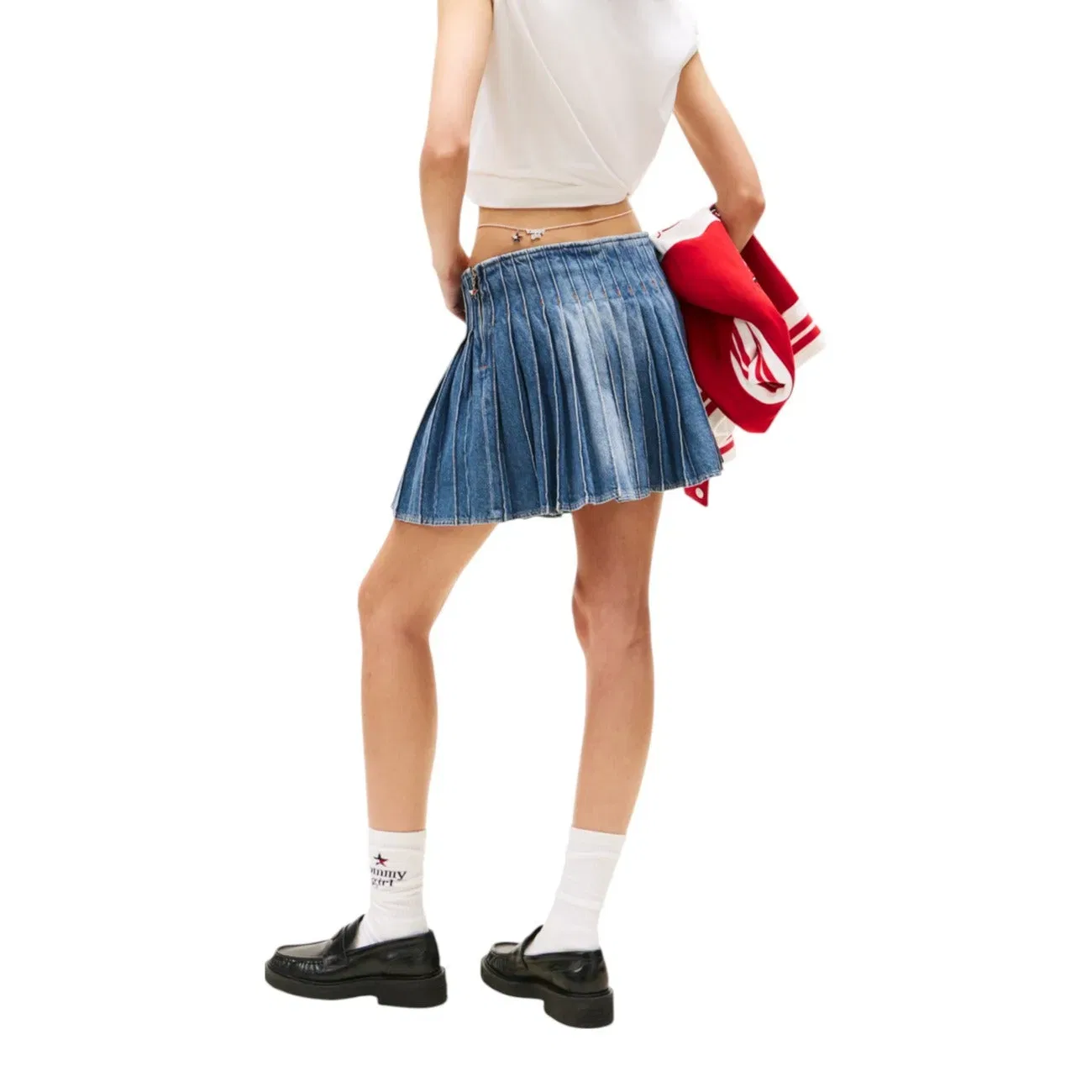 Юбка мини синяя Tommy Hilfiger, синий — фото 2