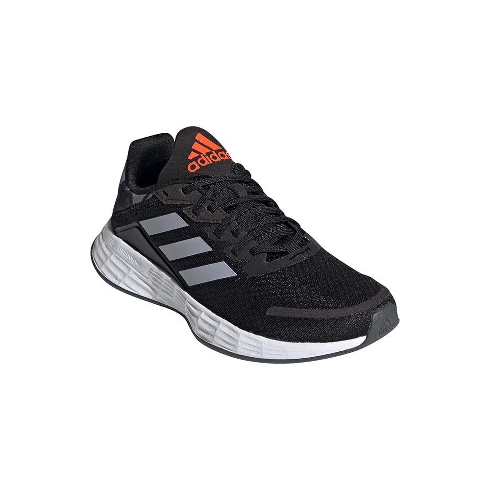 Детские кроссовки для активного отдыха Adidas Duramo Sl K, Core Black Halo Silver Solar Red — фото 4