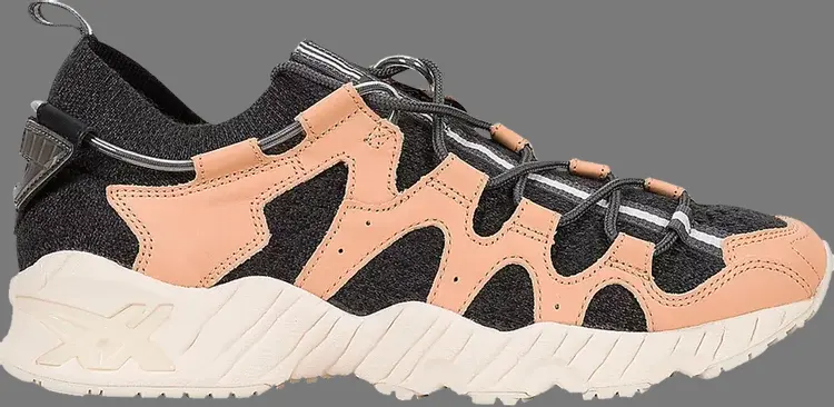 

Кроссовки bodega x gel mai wool knit 'carbon evening sand' Asics, черный