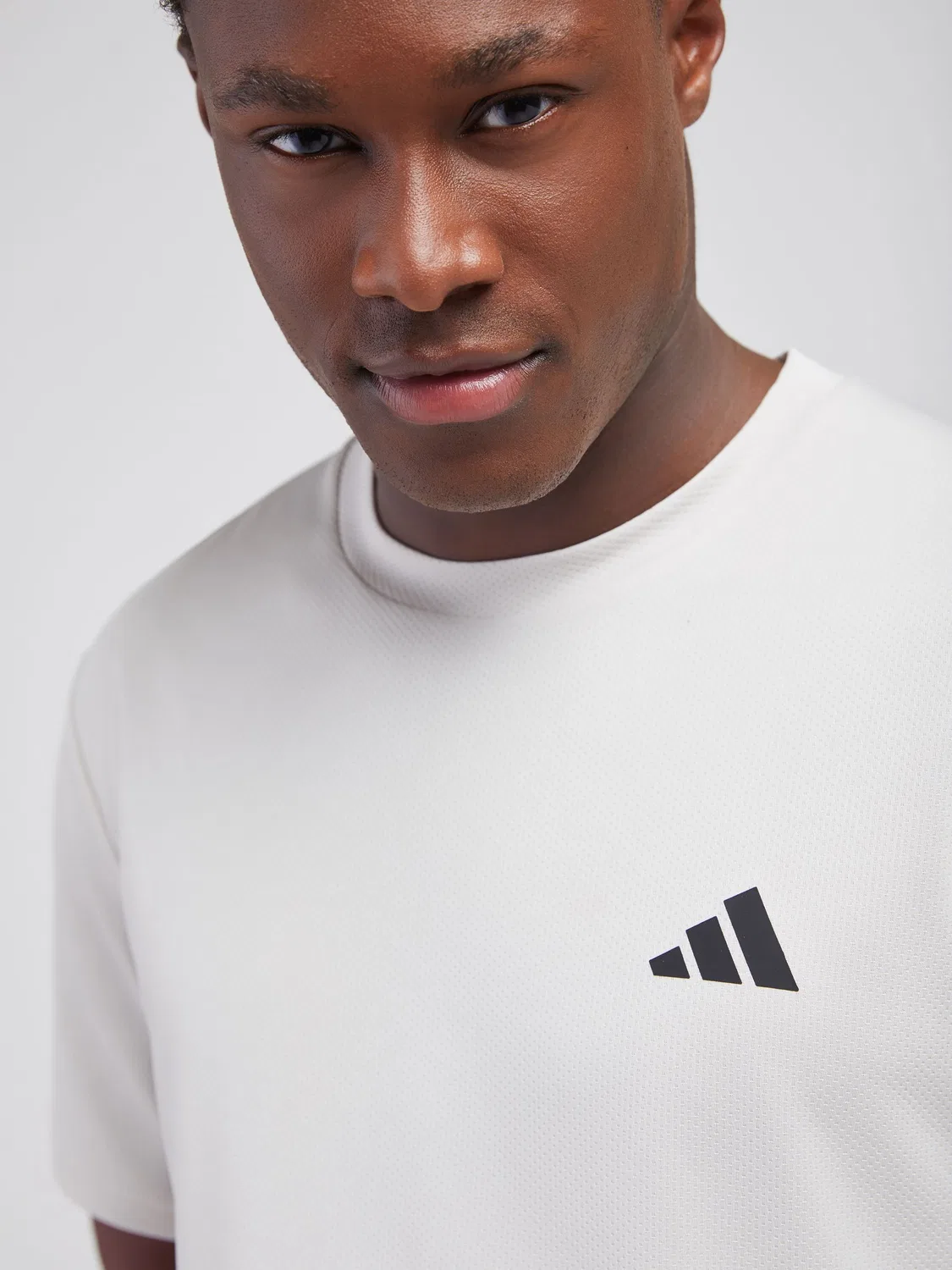 Футболка тренировочная adidas Workout Essentials, серый — фото 4
