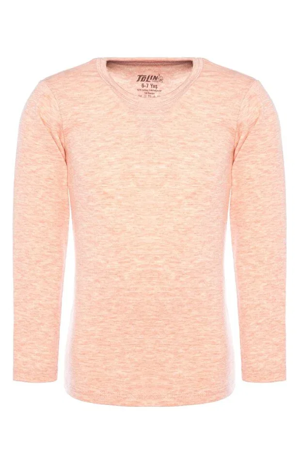 Детское термобелье для мальчиков с длинным рукавом Tolin, Pink Melange