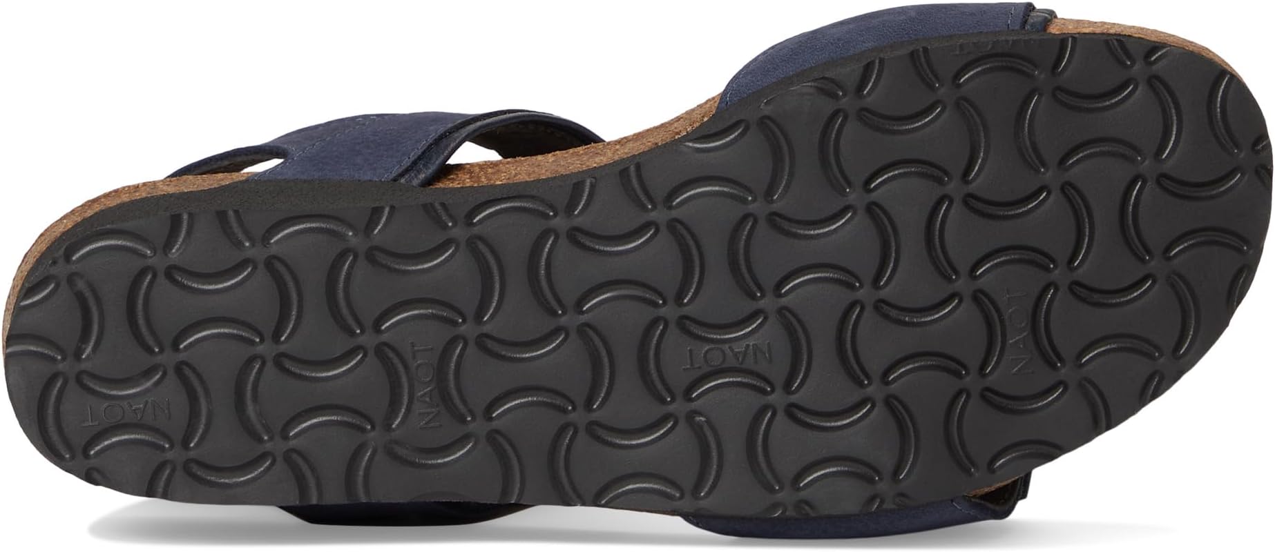 Туфли Naot Aisha - Wide, цвет Navy Velvet Nubuck/Ink Leather — фото 3
