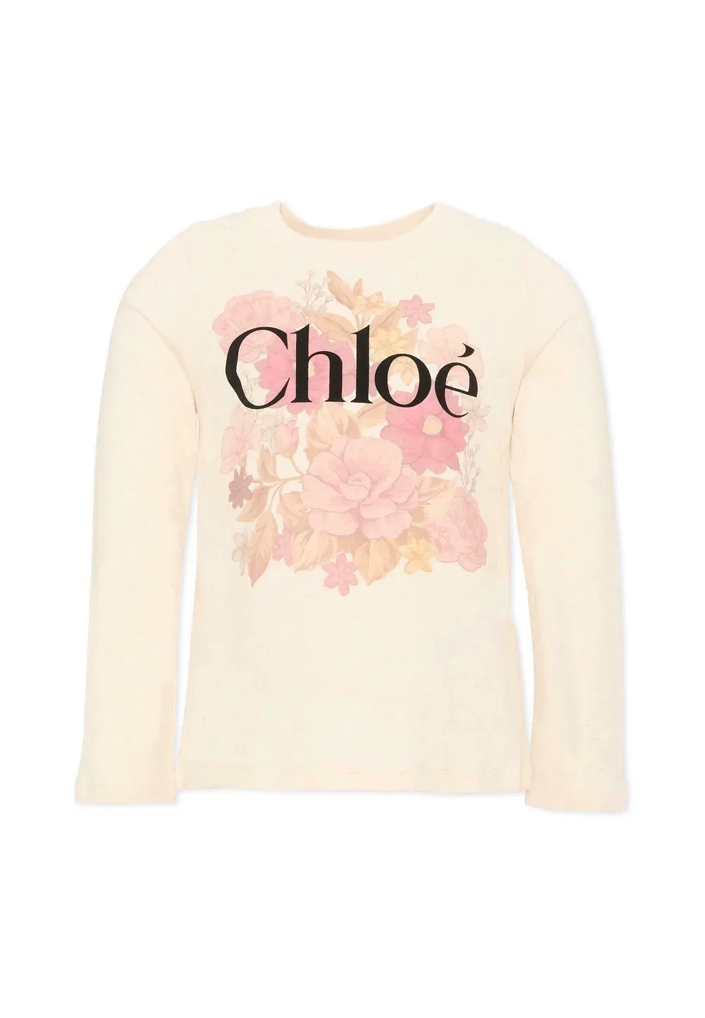 Футболка - топ с длинными рукавами Chloé, Beige