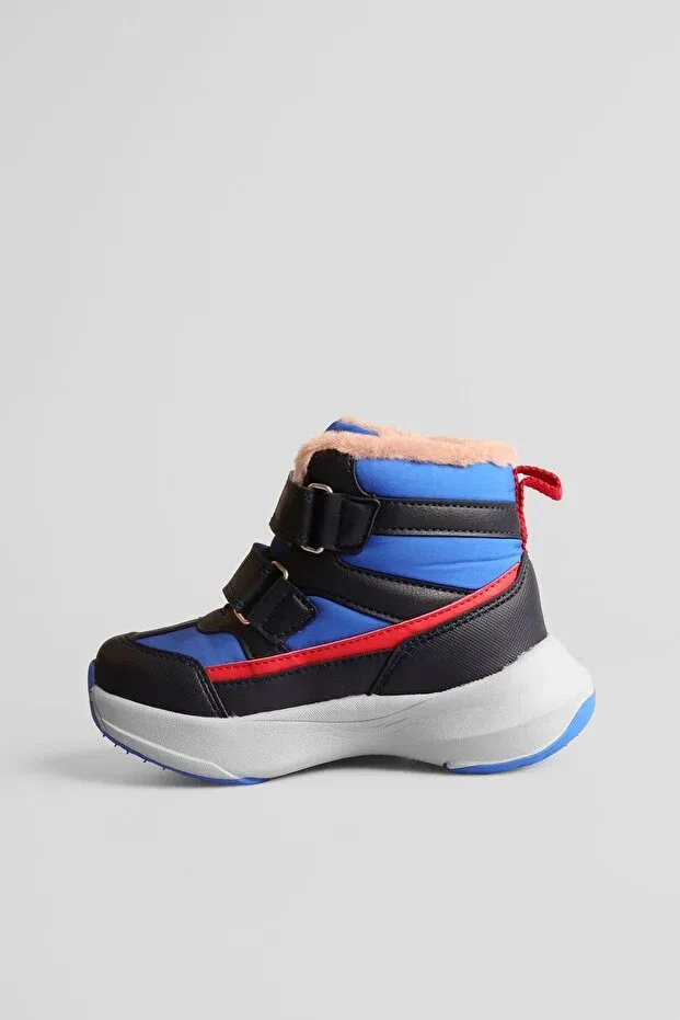 Детские ботинки для мальчиков с мехом Vicco, Saks Blue — фото 2