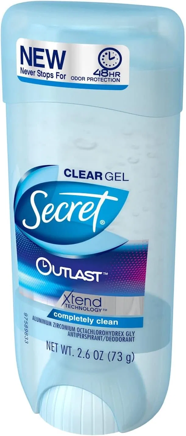 Антиперспирант-дезодорант Clear Gel Secret Outlast, 6 шт, 76 мл — фото 3