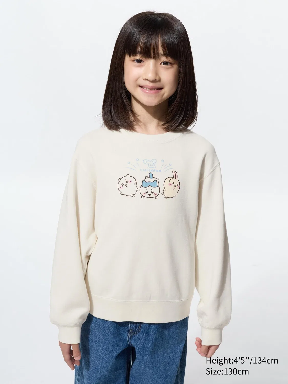 Детская толстовка Uniqlo Чиикава, кремовый — фото 2
