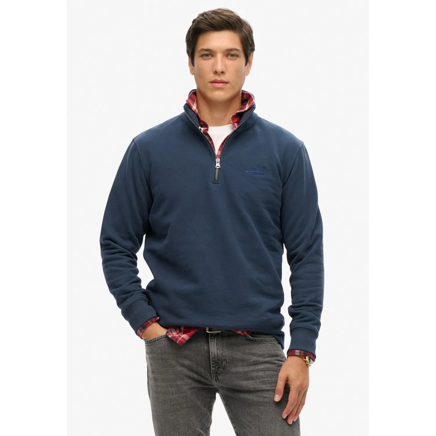 Мужской свитшот с логотипом Superdry, Navy