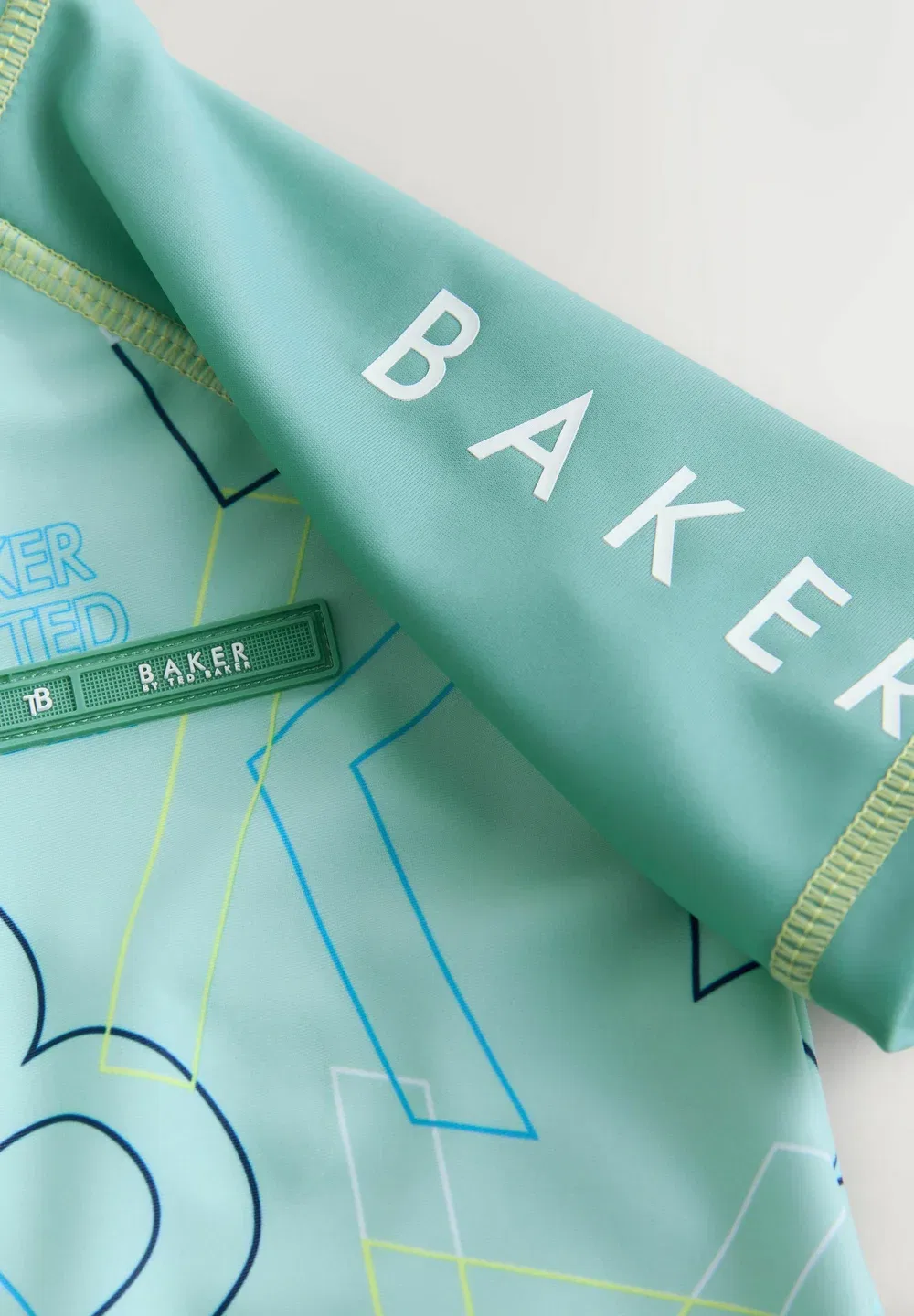 Стандартный крой - комплект - пляжный аксессуар Baker By Ted Baker, Green — фото 3