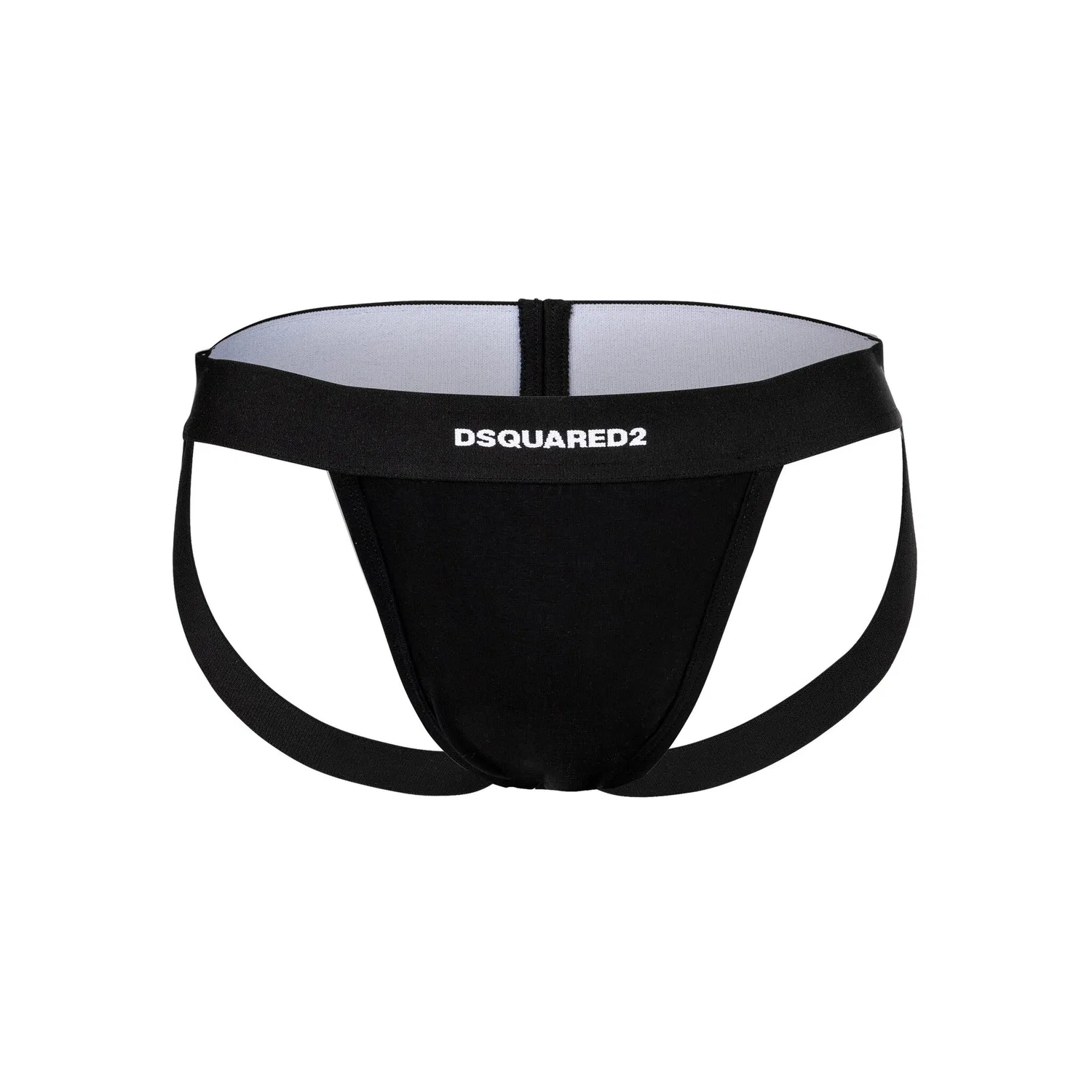Мужские стринги из хлопка с эластаном Dsquared2, Black — фото 2