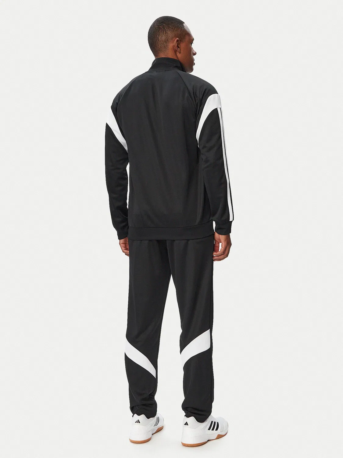 Мужской спортивный костюм стандартного кроя Teamsport Adidas, черный — фото 2
