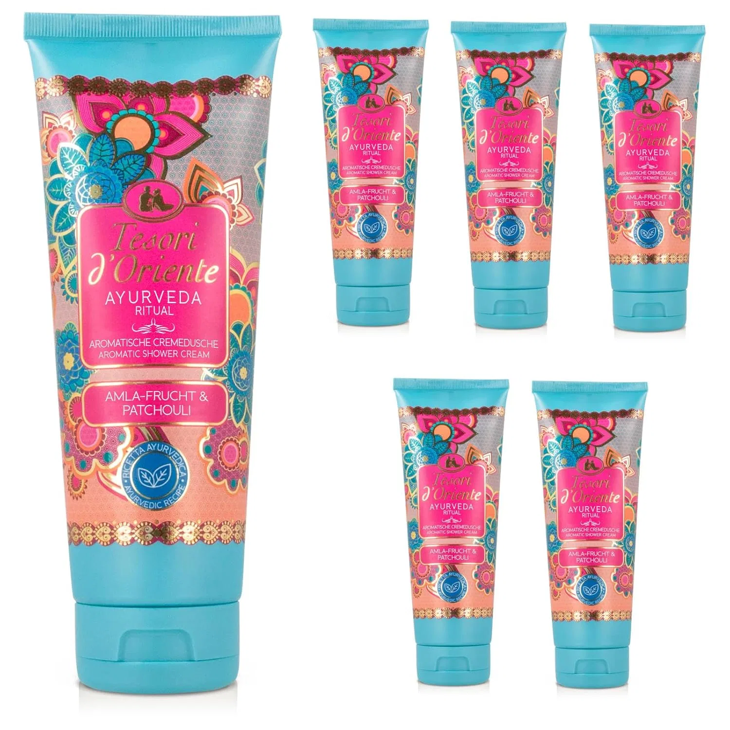 Крем-душ Tesori d'Oriente Ayurveda, 6 x 250 мл