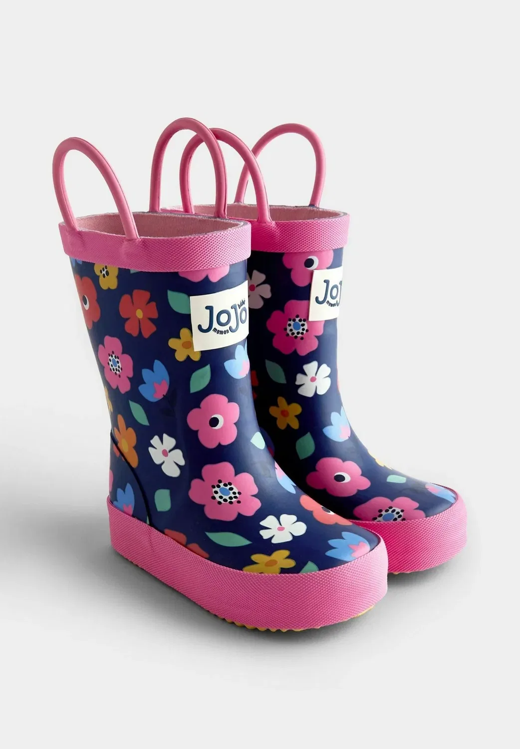 Обращение с резиновыми сапогами - резиновые сапоги Jojo Maman Bébé, Navy Blue Floral — фото 2