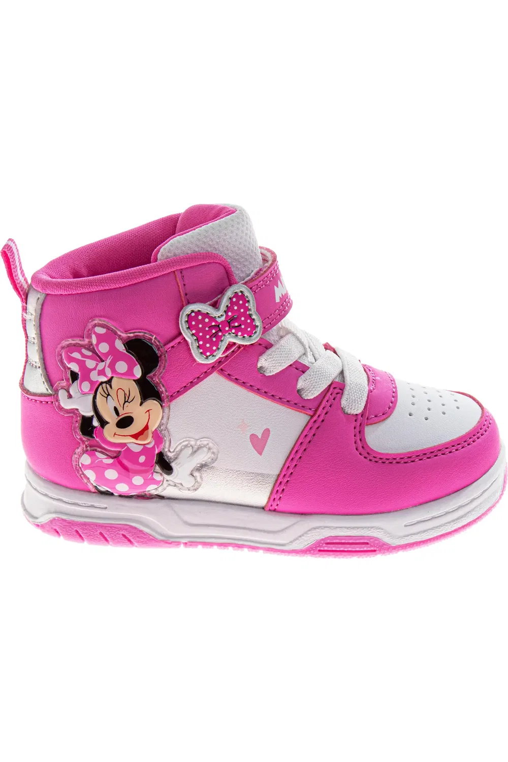 Кроссовки детские высокие Minnie Mouse Disney, розовый — фото 2