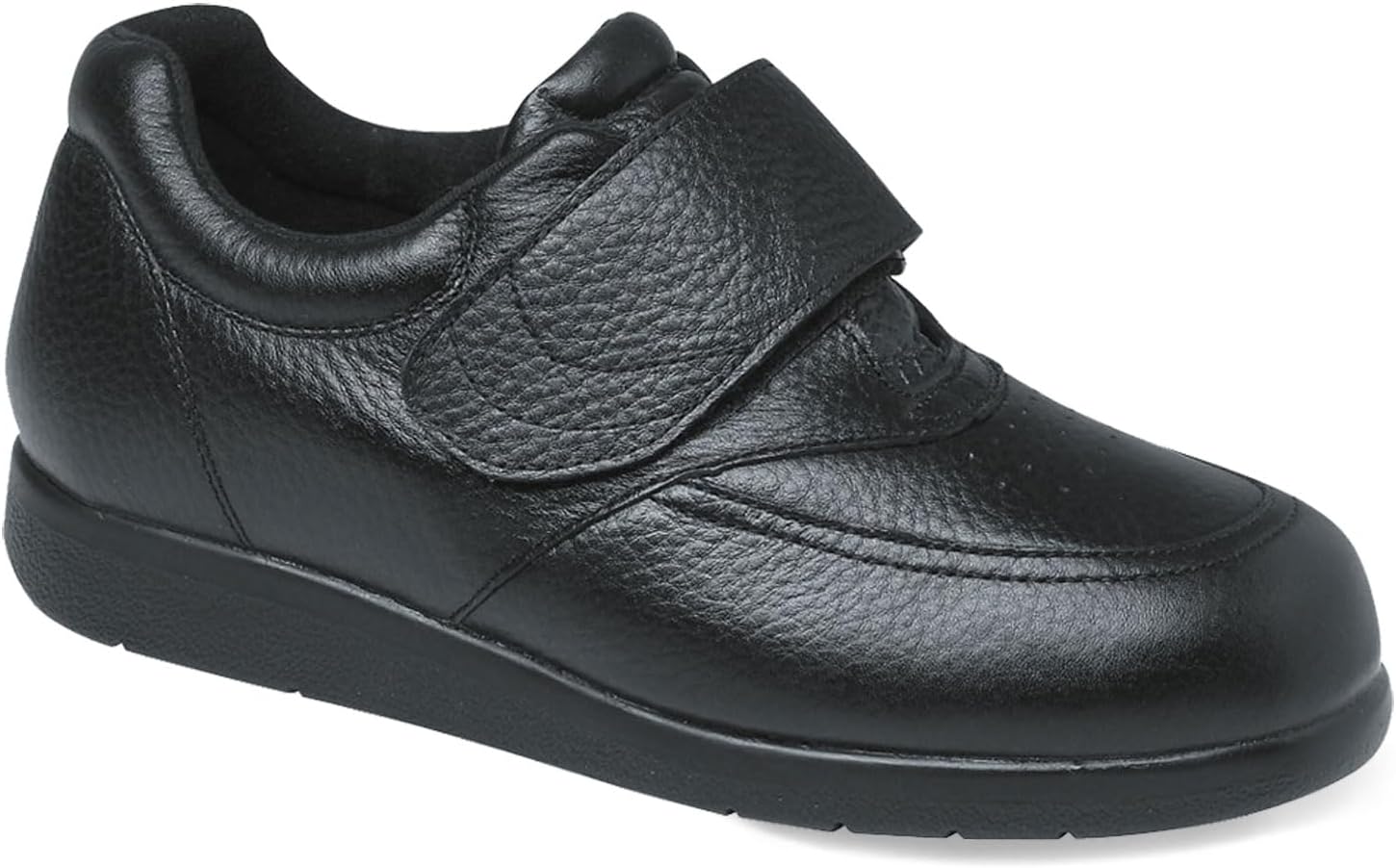 

Комфортные терапевтические кожаные повседневные туфли Drew Men's Navigator II с увеличенной глубиной, черный