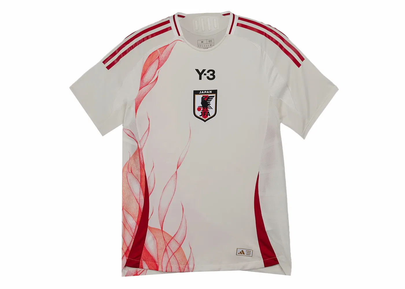 Мужская футболка с длинным рукавом Y-3 Japan Away Authentic Jersey Adidas, Core White