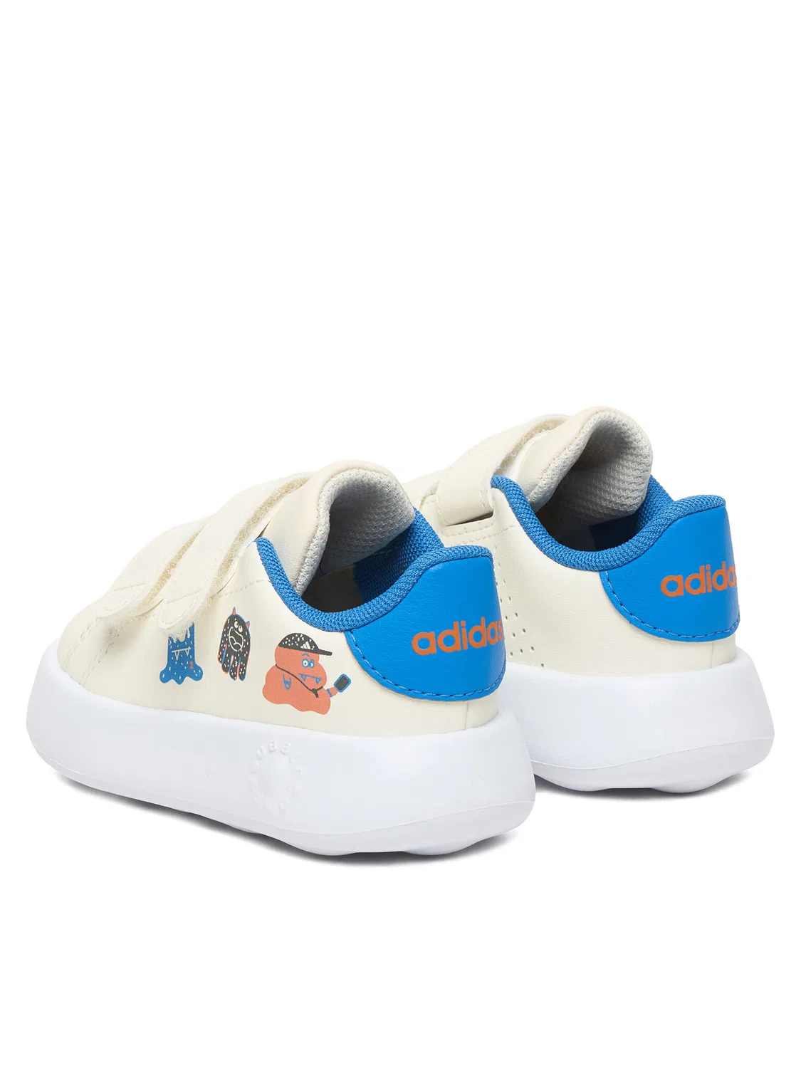 Кроссовки для девочки Advantage Cf Adidas, кремовый — фото 3