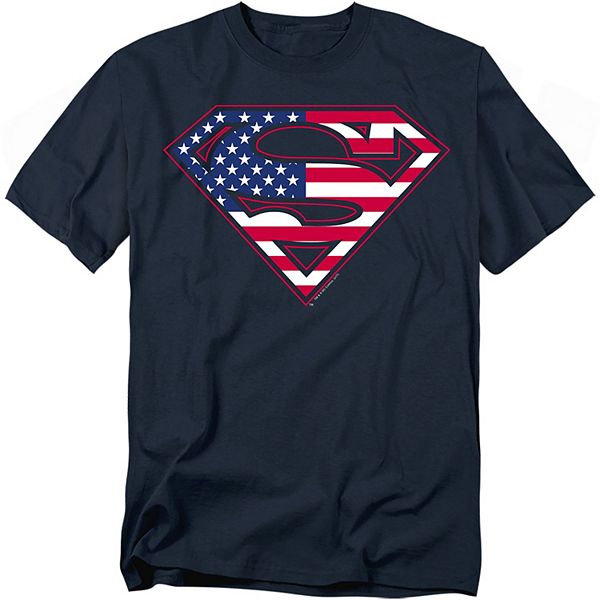 

Футболка с принтом Big & Tall DC Comics Superman US Shield Licensed Character