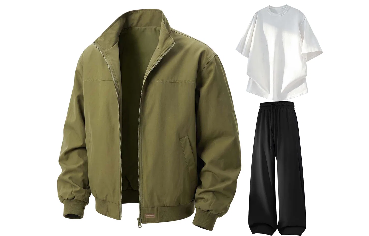 Детский комплект казуальной спортивной одежды с воротником-стойкой, Casual Sportswear, WARRIOR