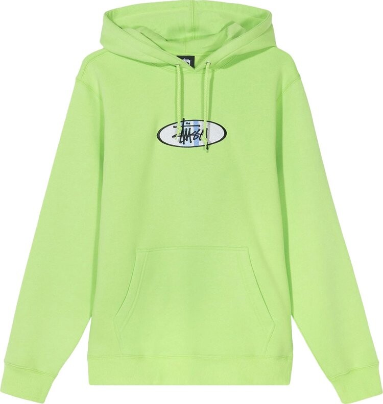 

Худи Stussy 2 Bar App. Hoodie 'Green', зеленый