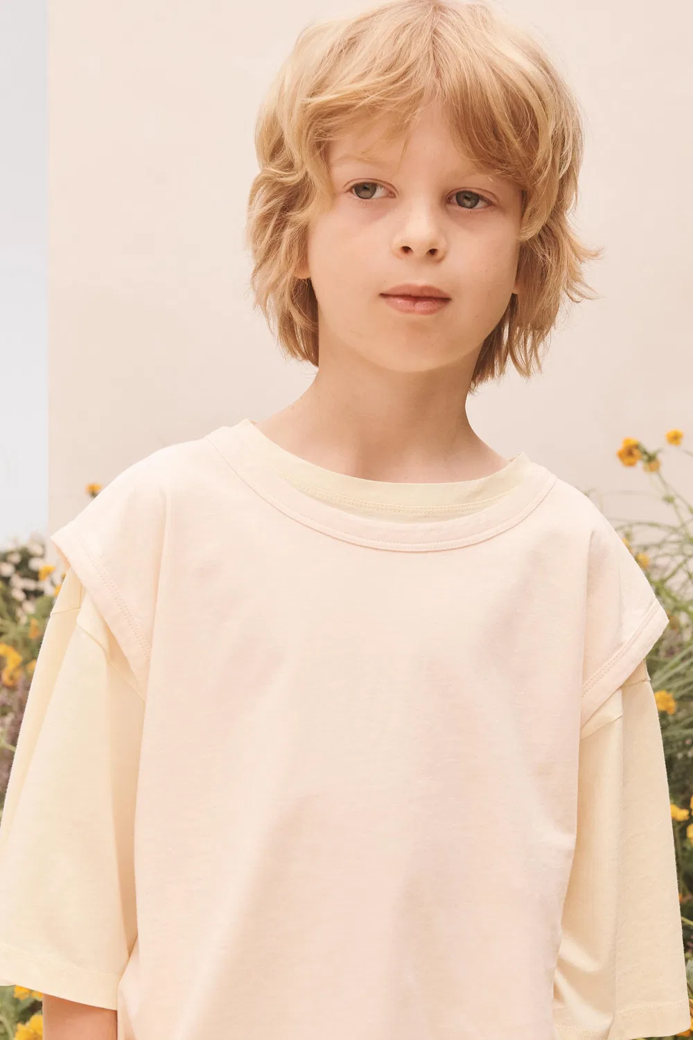 Футболка BSC ZARA, Light yellow — фото 2