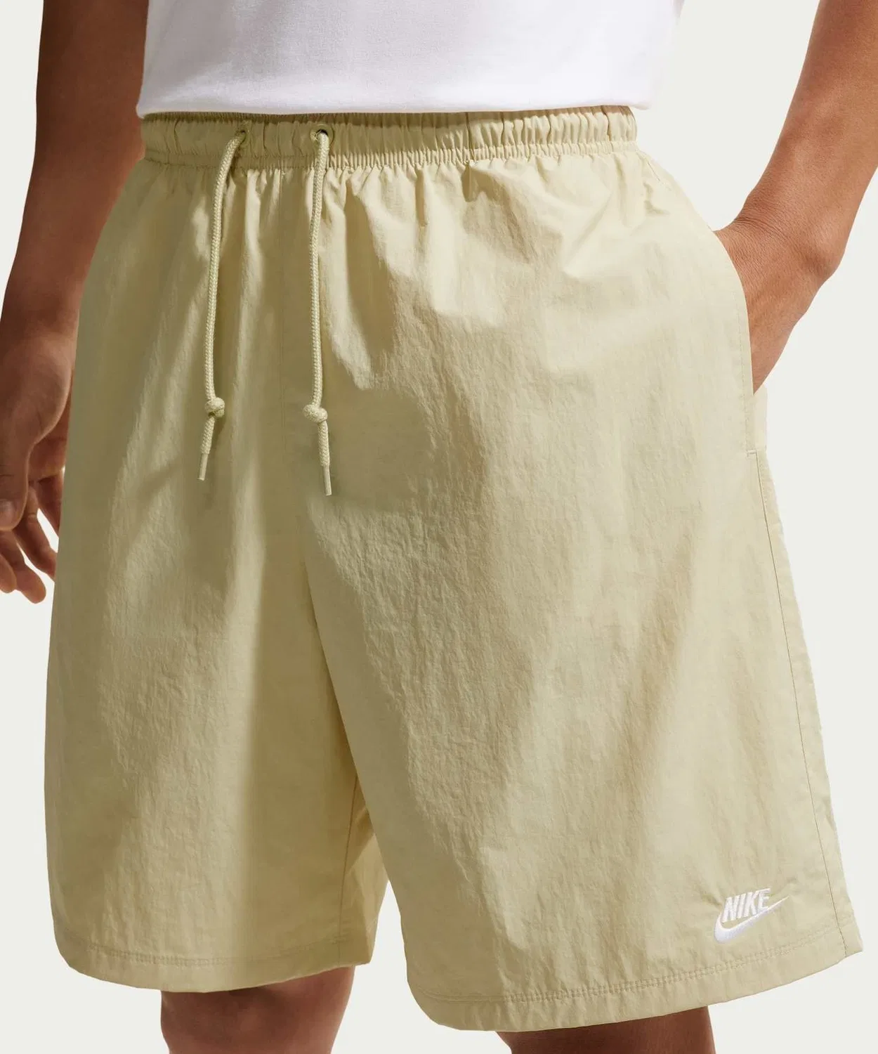 Мужские спортивные шорты из тафты с логотипом Nike Sportswear Club, Light Khaki — фото 4