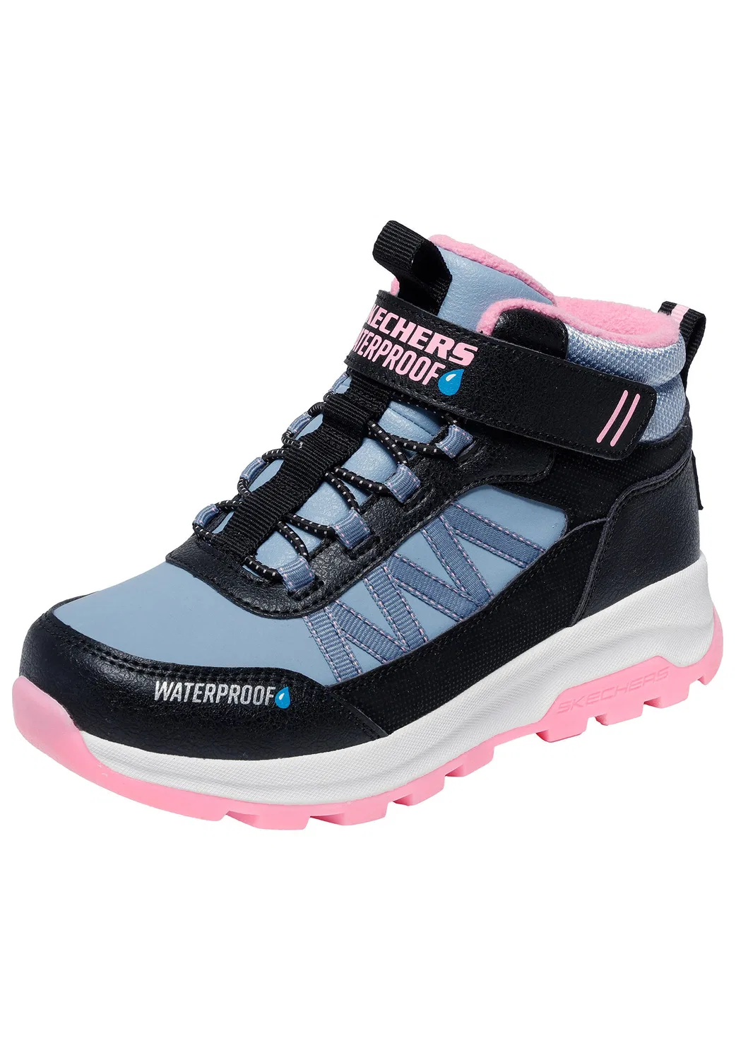 Детские зимние ботинки из синтетики и текстиля Skechers Storm Blazer-Arctic Mass, Bunt