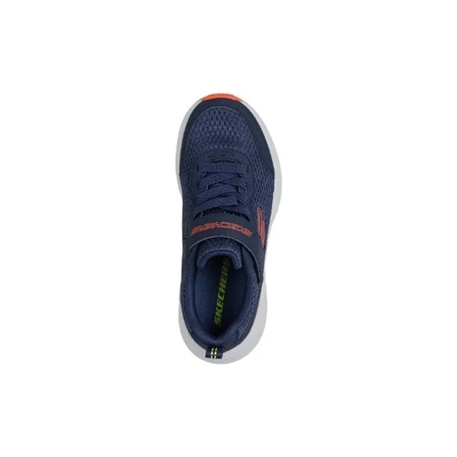 Детские кроссовки с длинным шнурком Skechers 404800L/NVY, Синий — фото 2