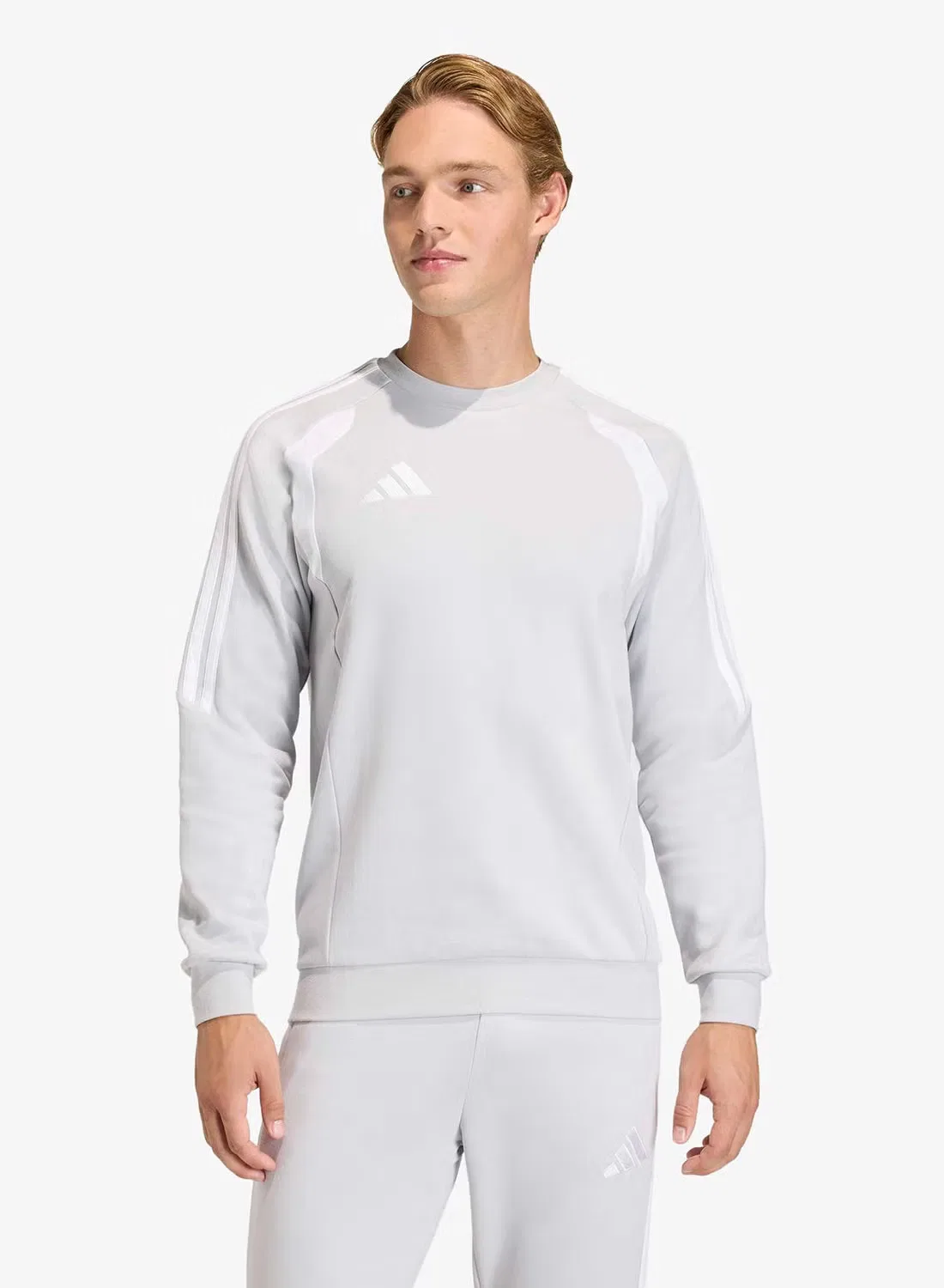 Свитшот с длинным рукавом Tiro26 league Adidas, серый — фото 3