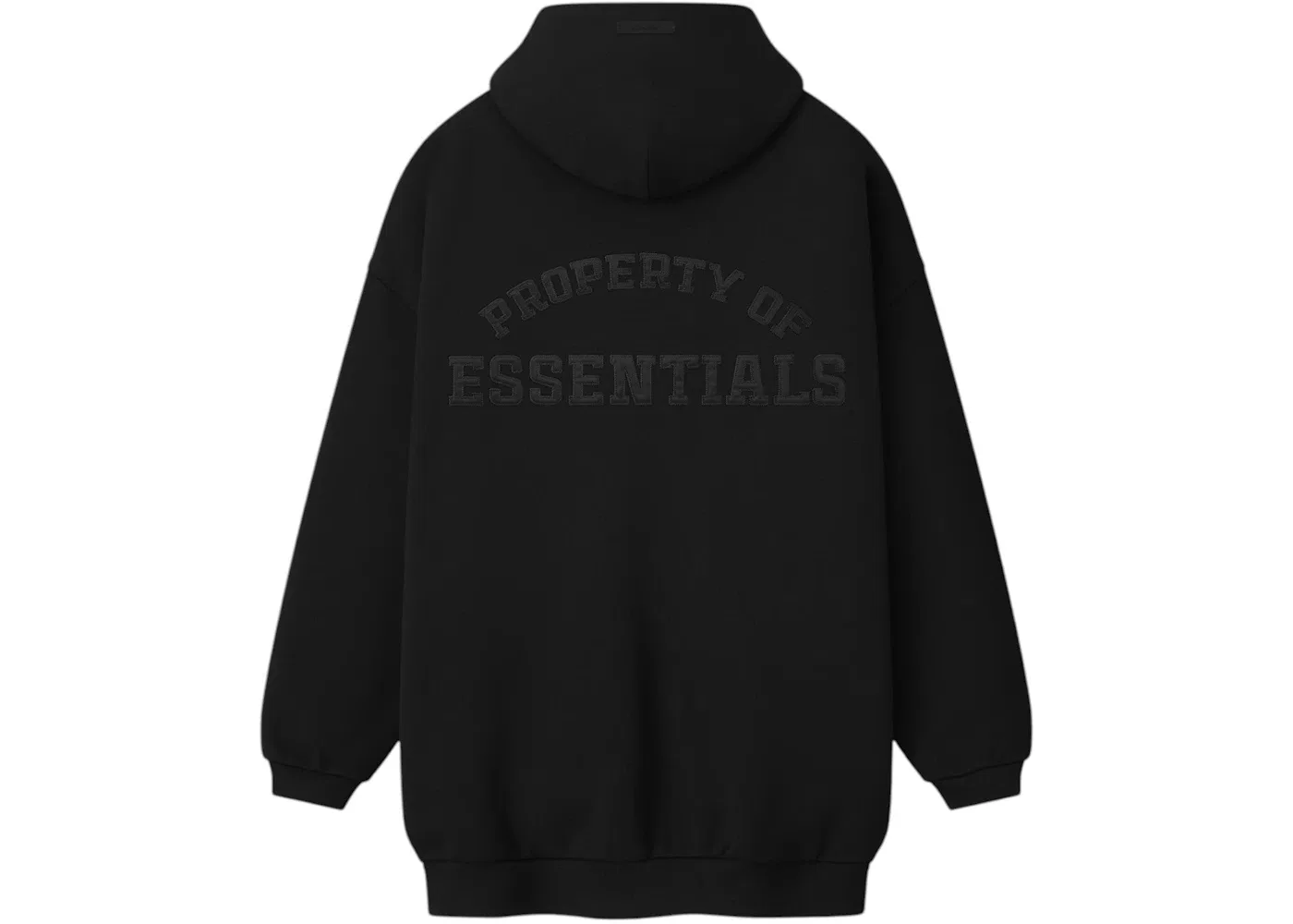 Мужская худи с длинным рукавом Property Lounge Long Zip Fear of God, Black — фото 2