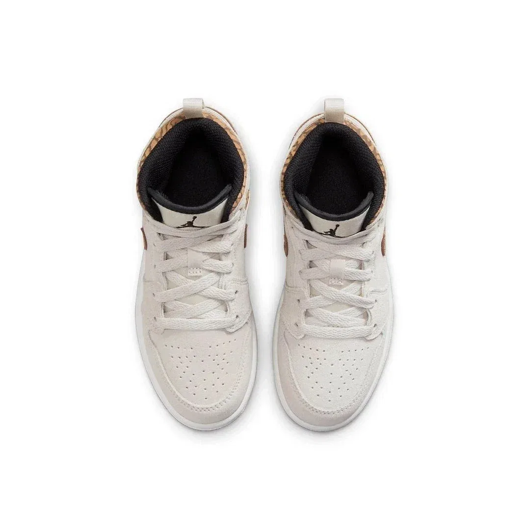 Детские кроссовки Nike Air Jordan Mid SE DZ5370-102 Orewood, бежевый — фото 4