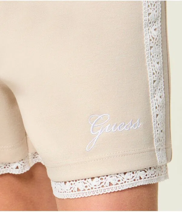 Детские шорты для девочек Regular Fit Guess, бежевый — фото 4