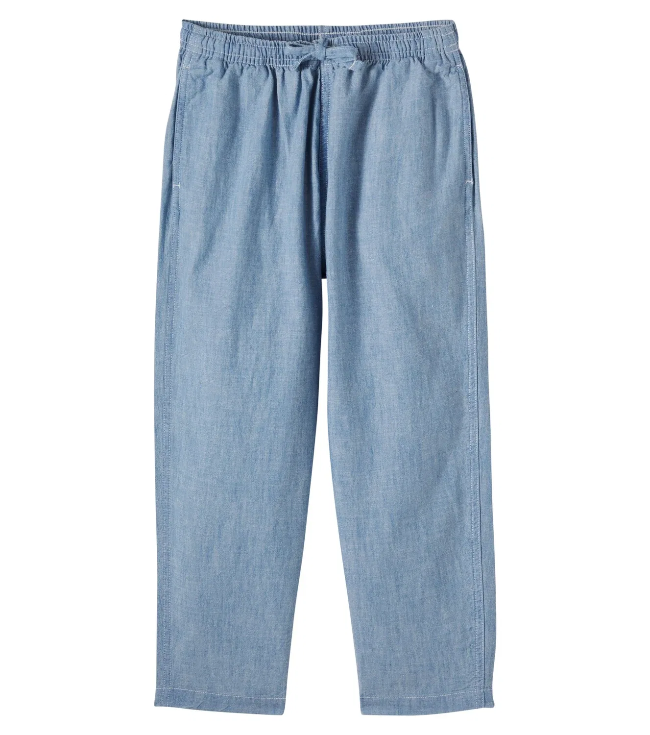Брюки хлопковые из шамбре Polo Ralph Lauren Kids, синий