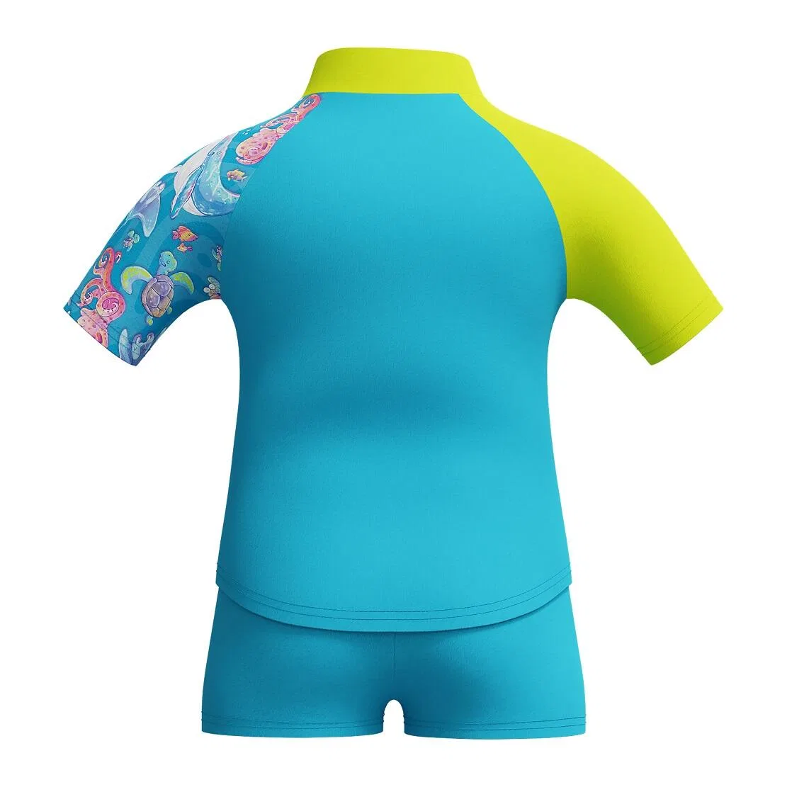 Детский купальник для девочек с принтом Digi Ss Rsh Tp Speedo, Blau — фото 2