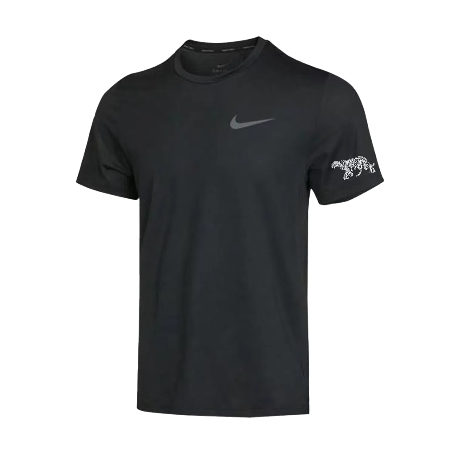 Футболка Nike Dri Fit с круглым вырезом, Черный