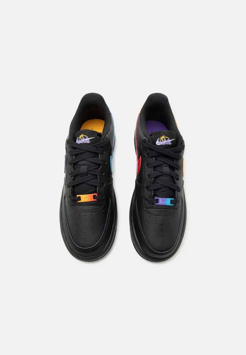 Кроссовки Air Force 1 BB Win унисекс Nike Sportswear, Black/Action Grape/Laser Orange/Picante Red/Current Blue — фото 4