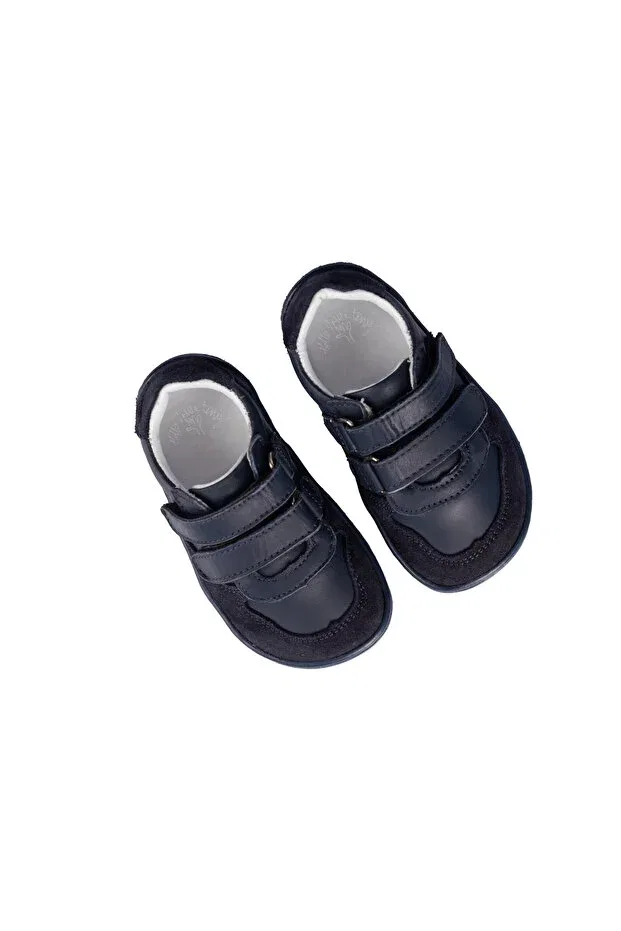 Детские туфли для девочек из натуральной кожи Hello Little Tiny, Navy Blue