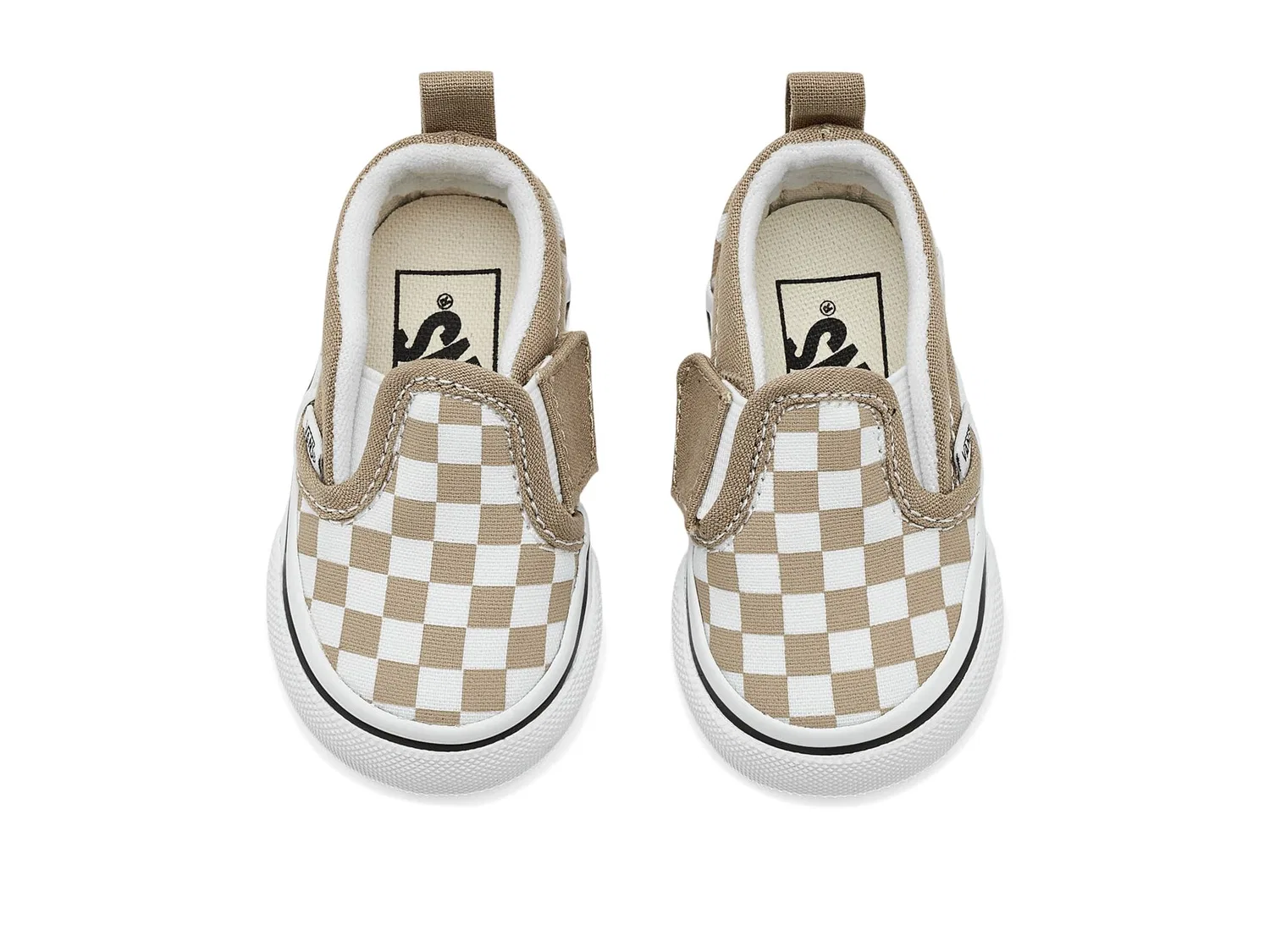 Кроссовки Slip-On V (для младенцев и малышей) Vans Kids, Color Theory Checkerboard Incense — фото 3